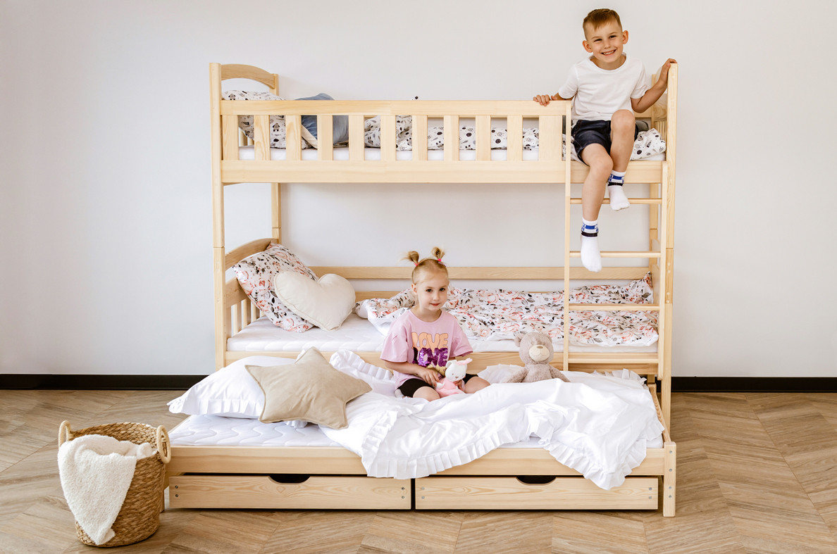 Etagenbett, Kinderbett BLANKA mit Schubladen - Kubuk Moebel Etagenbett, Kinderbett BLANKA mit Schubladen - Kubuk Moebel