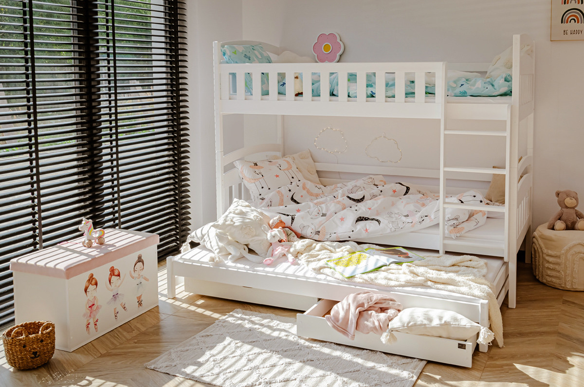 Etagenbett, Kinderbett BLANKA mit Schubladen - Kubuk Moebel Etagenbett, Kinderbett BLANKA mit Schubladen - Kubuk Moebel