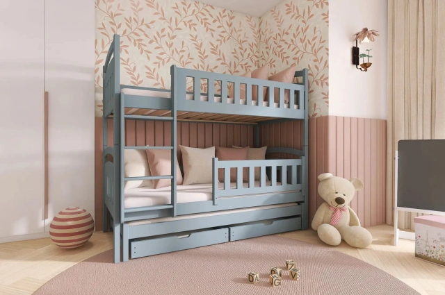 Etagenbett, Kinderbett BLANKA mit Schubladen - Kubuk Moebel Etagenbett, Kinderbett BLANKA mit Schubladen - Kubuk Moebel