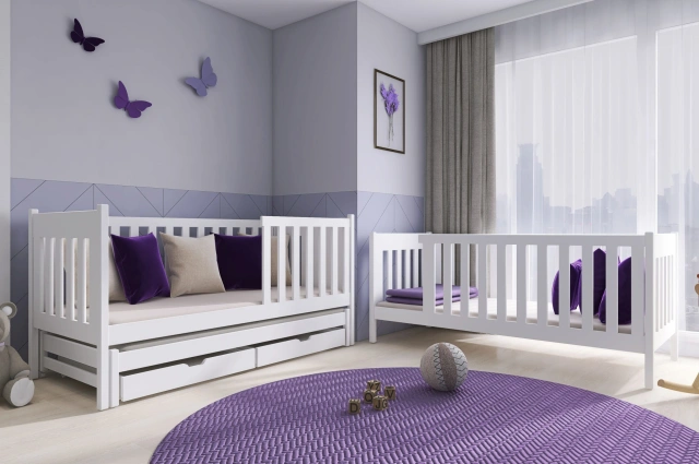 Etagenbett, Kinderbett EMILKA mit Schubladen - Kubuk Moebel