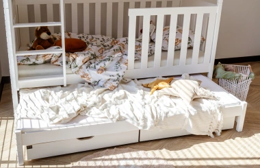 Etagenbett, Kinderbett EMILKA mit Schubladen - Kubuk Moebel