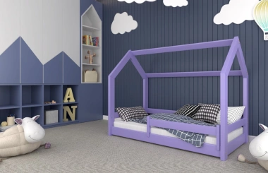 Einzelbett, Kinderbett, Hausbett MINI HAUSE - Kubuk Moebel