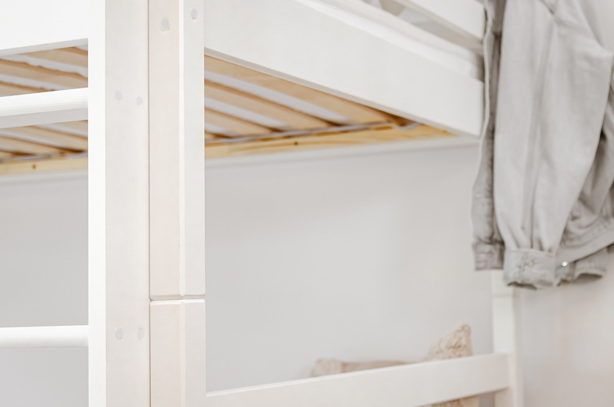 Etagenbett LUK 90x200 Weiß mit Schubladen SOFORTLIEFERUNG - Kubuk Moebel Etagenbett LUK 90x200 Weiß mit Schubladen SOFORTLIEFERUNG - Kubuk Moebel