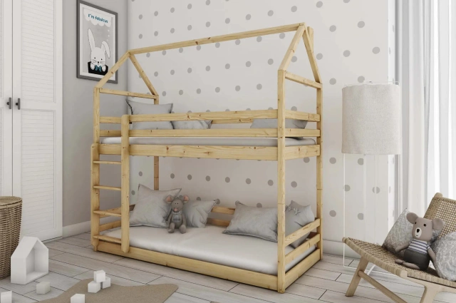 Etagenbett, Kinderbett AXEL - Kubuk Moebel