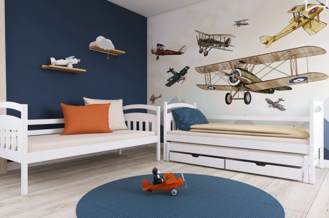 Etagenbett, Kinderbett ALAN - Kubuk Moebel