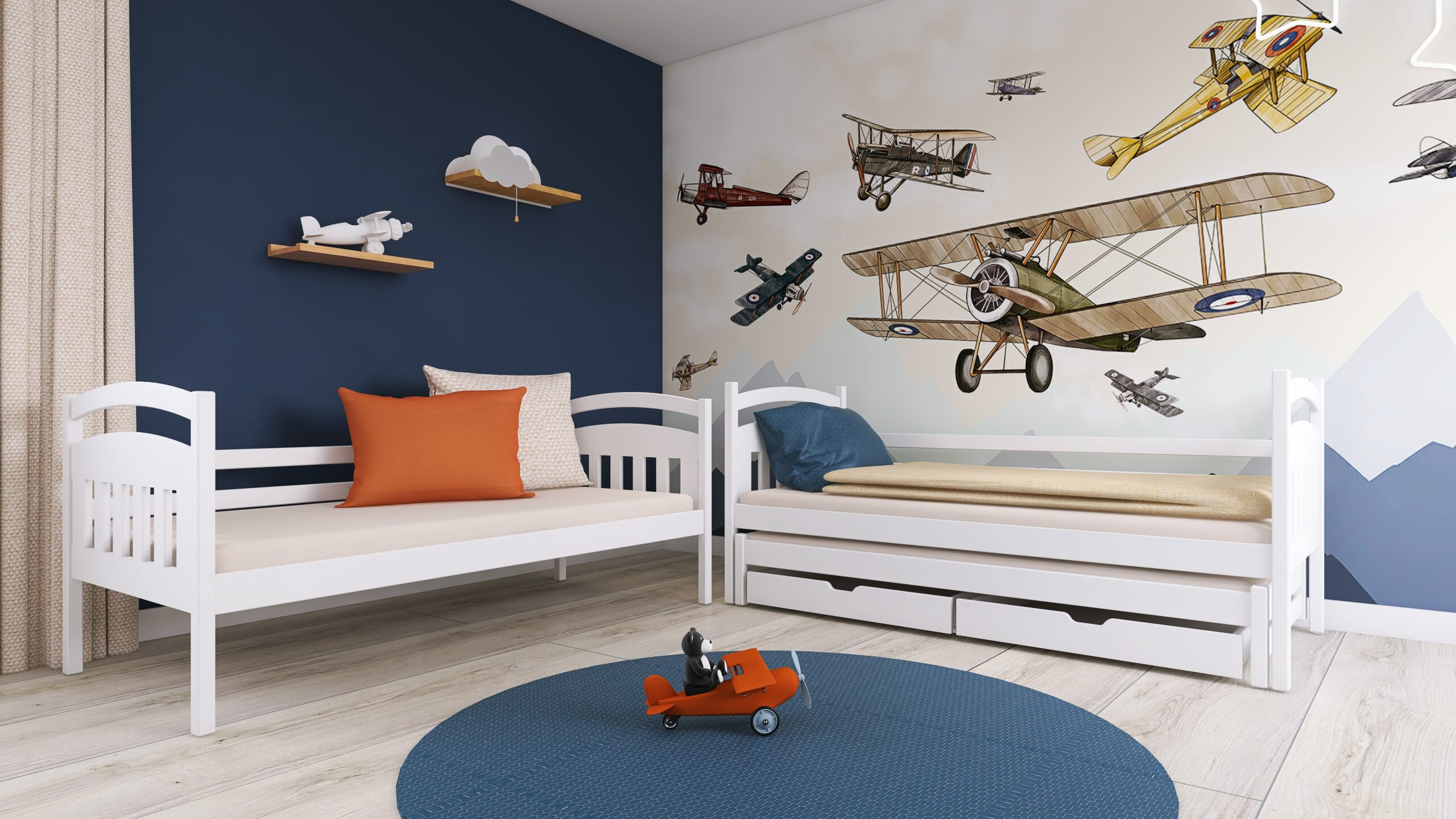 Etagenbett, Kinderbett ALAN - Kubuk Moebel