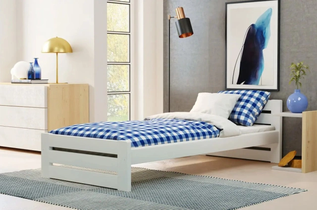 Einzelbett, Ausziehbett, Kinderbett aus massivem Fichtenholz DREAM - Kubuk Moebel Einzelbett, Ausziehbett, Kinderbett aus massivem Fichtenholz DREAM - Kubuk Moebel