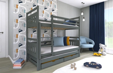 Etagenbett, Kinderbett SEWERYN - Kubuk Moebel