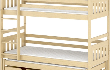 Etagenbett, Kinderbett SEWERYN - Kubuk Moebel
