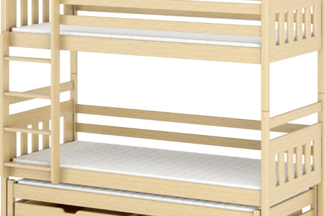 Etagenbett, Kinderbett SEWERYN - Kubuk Moebel