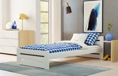 Einzelbett, Ausziehbett, Kinderbett aus massivem Fichtenholz DREAM - Kubuk Moebel Einzelbett, Ausziehbett, Kinderbett aus massivem Fichtenholz DREAM - Kubuk Moebel