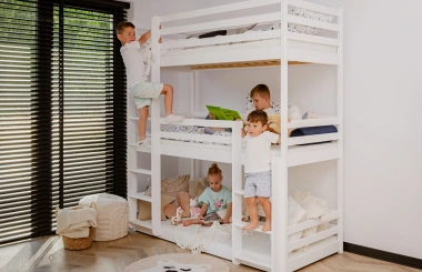 Etagenbett, Kinderbett TED - Kubuk Moebel