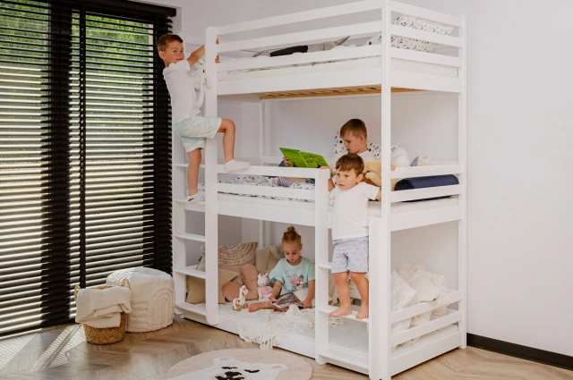 Etagenbett, Kinderbett TED - Kubuk Moebel