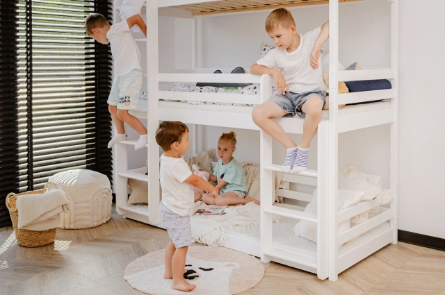 Etagenbett, Kinderbett TED - Kubuk Moebel