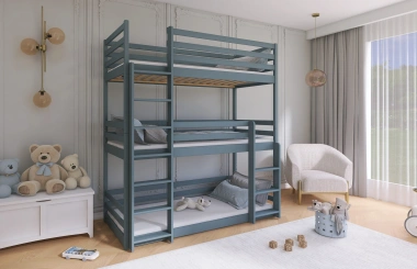 Etagenbett, Kinderbett TED - Kubuk Moebel