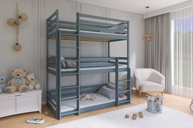 Etagenbett, Kinderbett TED - Kubuk Moebel