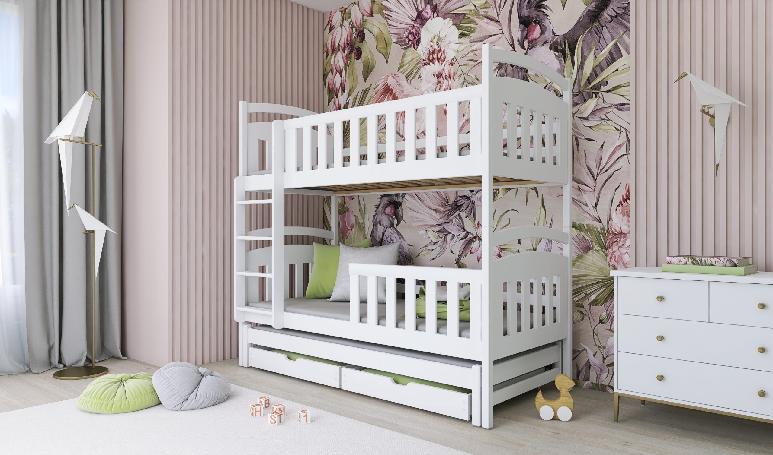 Etagenbett, Kinderbett VIKI - Kubuk Moebel Etagenbett, Kinderbett VIKI - Kubuk Moebel