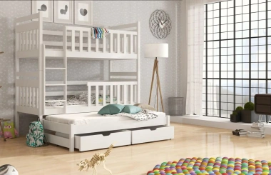 Etagenbett, Kinderbett KLARA TRIO - Kubuk Moebel