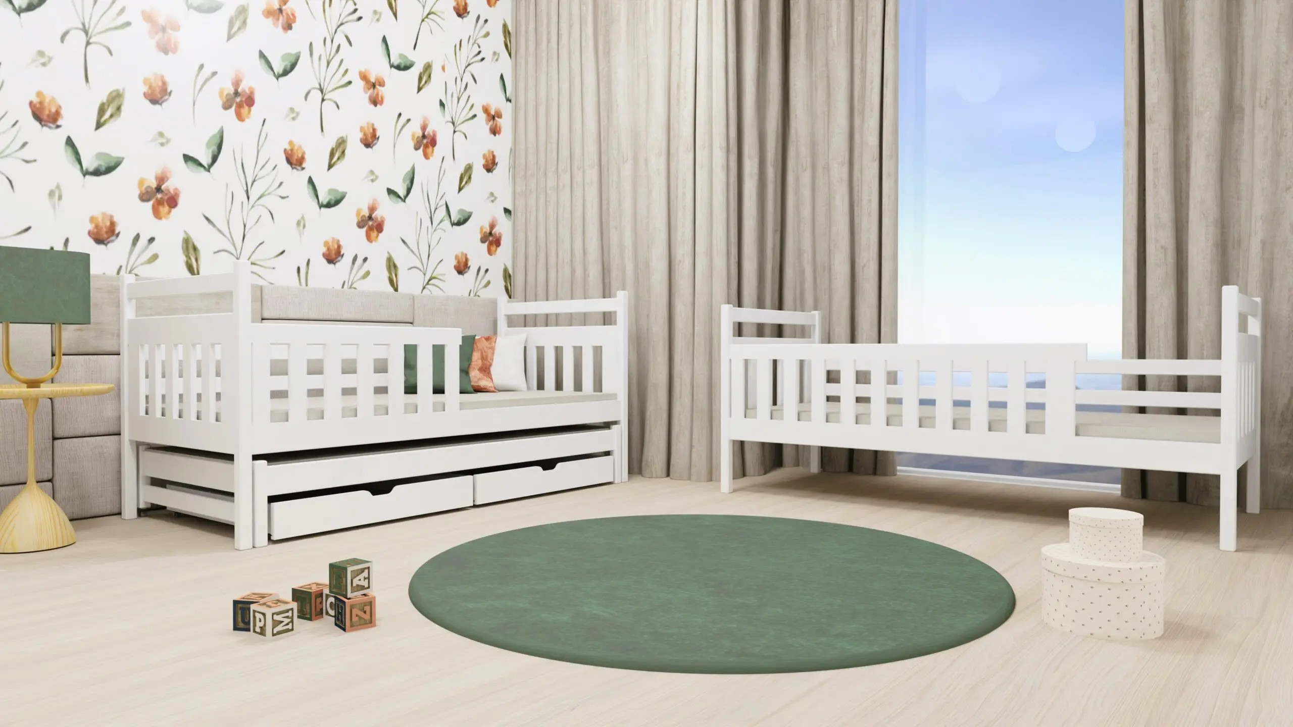 Etagenbett, Kinderbett KLARA TRIO - Kubuk Moebel