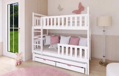 Etagenbett, Kinderbett KLARA TRIO - Kubuk Moebel