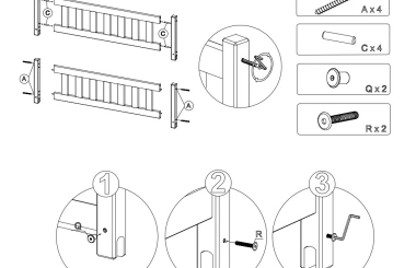 Etagenbett, Kinderbett KLARA TRIO - Kubuk Moebel