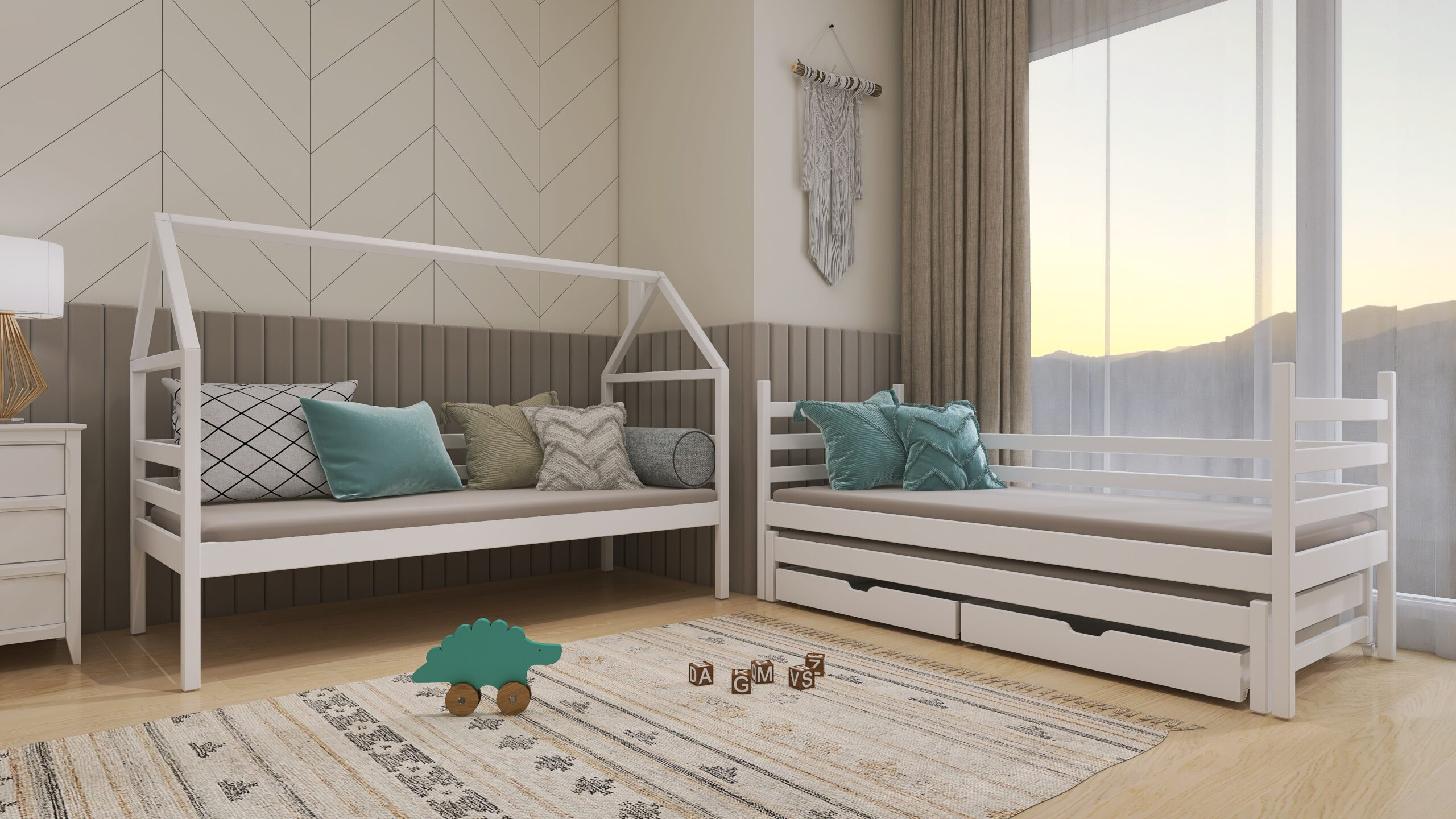 Etagenbett, Kinderbett DALIA - Kubuk Moebel Etagenbett, Kinderbett DALIA - Kubuk Moebel