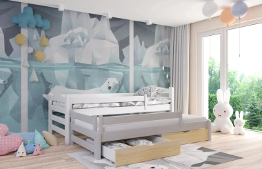 Ausziehbett, Kinderbett, Doppelbett DUOMI PLUS - Kubuk Moebel Ausziehbett, Kinderbett, Doppelbett DUOMI PLUS - Kubuk Moebel