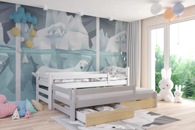 Ausziehbett, Kinderbett, Doppelbett DUOMI PLUS - Kubuk Moebel Ausziehbett, Kinderbett, Doppelbett DUOMI PLUS - Kubuk Moebel