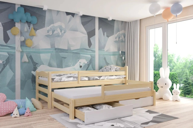 Ausziehbett, Kinderbett, Doppelbett DUOMI PLUS - Kubuk Moebel Ausziehbett, Kinderbett, Doppelbett DUOMI PLUS - Kubuk Moebel