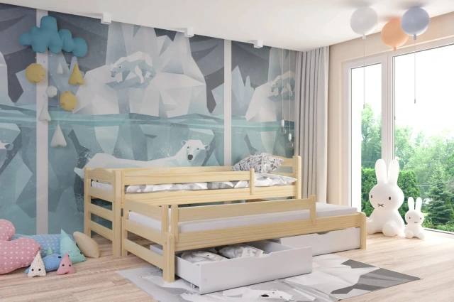 Ausziehbett, Kinderbett, Doppelbett DUOMI PLUS - Kubuk Moebel Ausziehbett, Kinderbett, Doppelbett DUOMI PLUS - Kubuk Moebel