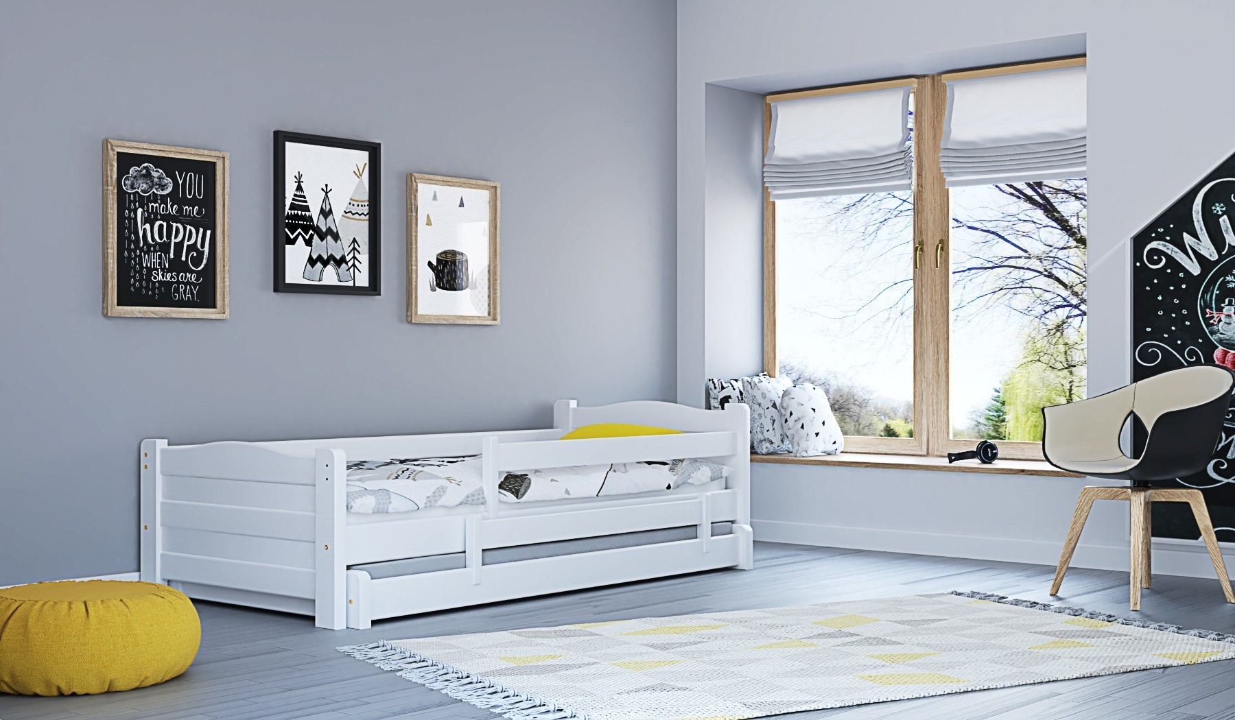 Ausziehbett, Kinderbett, Doppelbett DUO - Kubuk Moebel Ausziehbett, Kinderbett, Doppelbett DUO - Kubuk Moebel