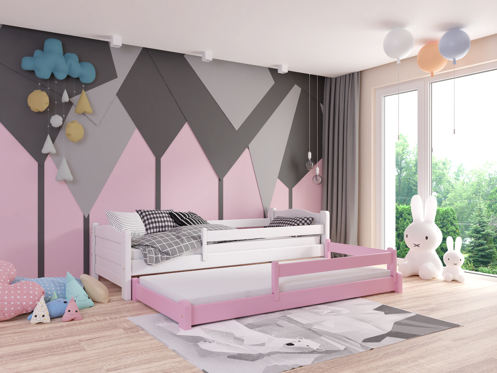 Ausziehbett, Kinderbett, Doppelbett DUO - Kubuk Moebel Ausziehbett, Kinderbett, Doppelbett DUO - Kubuk Moebel