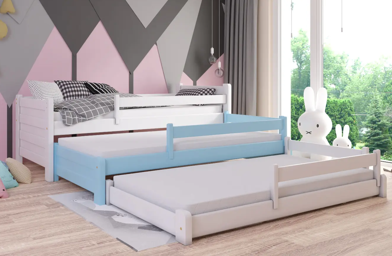 Ausziehbett, Kinderbett, Doppelbett TRIOS - Kubuk Moebel Ausziehbett, Kinderbett, Doppelbett TRIOS - Kubuk Moebel