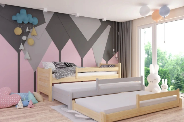 Ausziehbett, Kinderbett, Doppelbett TRIOS - Kubuk Moebel Ausziehbett, Kinderbett, Doppelbett TRIOS - Kubuk Moebel