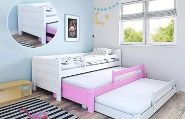 Ausziehbett, Kinderbett, Doppelbett TRIOS - Kubuk Moebel Ausziehbett, Kinderbett, Doppelbett TRIOS - Kubuk Moebel