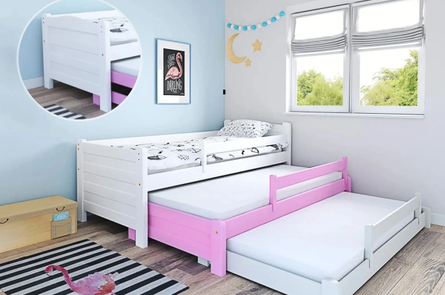 Ausziehbett, Kinderbett, Doppelbett TRIOS - Kubuk Moebel Ausziehbett, Kinderbett, Doppelbett TRIOS - Kubuk Moebel