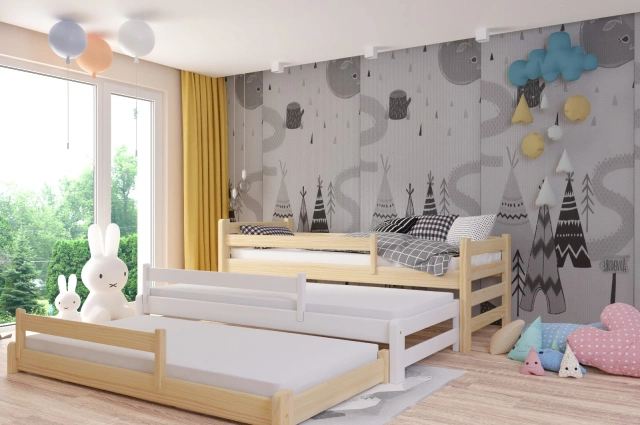 Ausziehbett, Kinderbett, Doppelbett TRIOMI - Kubuk Moebel Ausziehbett, Kinderbett, Doppelbett TRIOMI - Kubuk Moebel