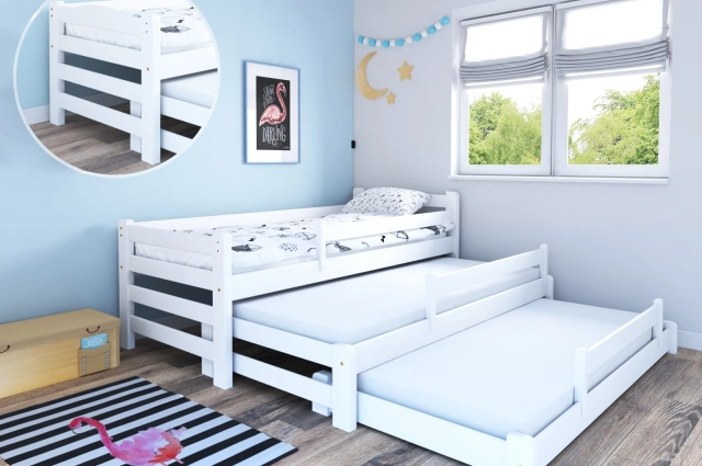 Ausziehbett, Kinderbett, Doppelbett TRIOMI - Kubuk Moebel Ausziehbett, Kinderbett, Doppelbett TRIOMI - Kubuk Moebel
