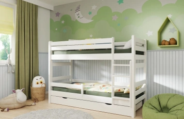 Etagenbett, Kinderbett Pietrus Midi - Kubuk Moebel