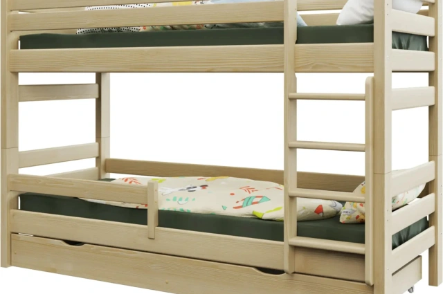 Etagenbett, Kinderbett Pietrus Midi - Kubuk Moebel Etagenbett, Kinderbett Pietrus Midi - Kubuk Moebel