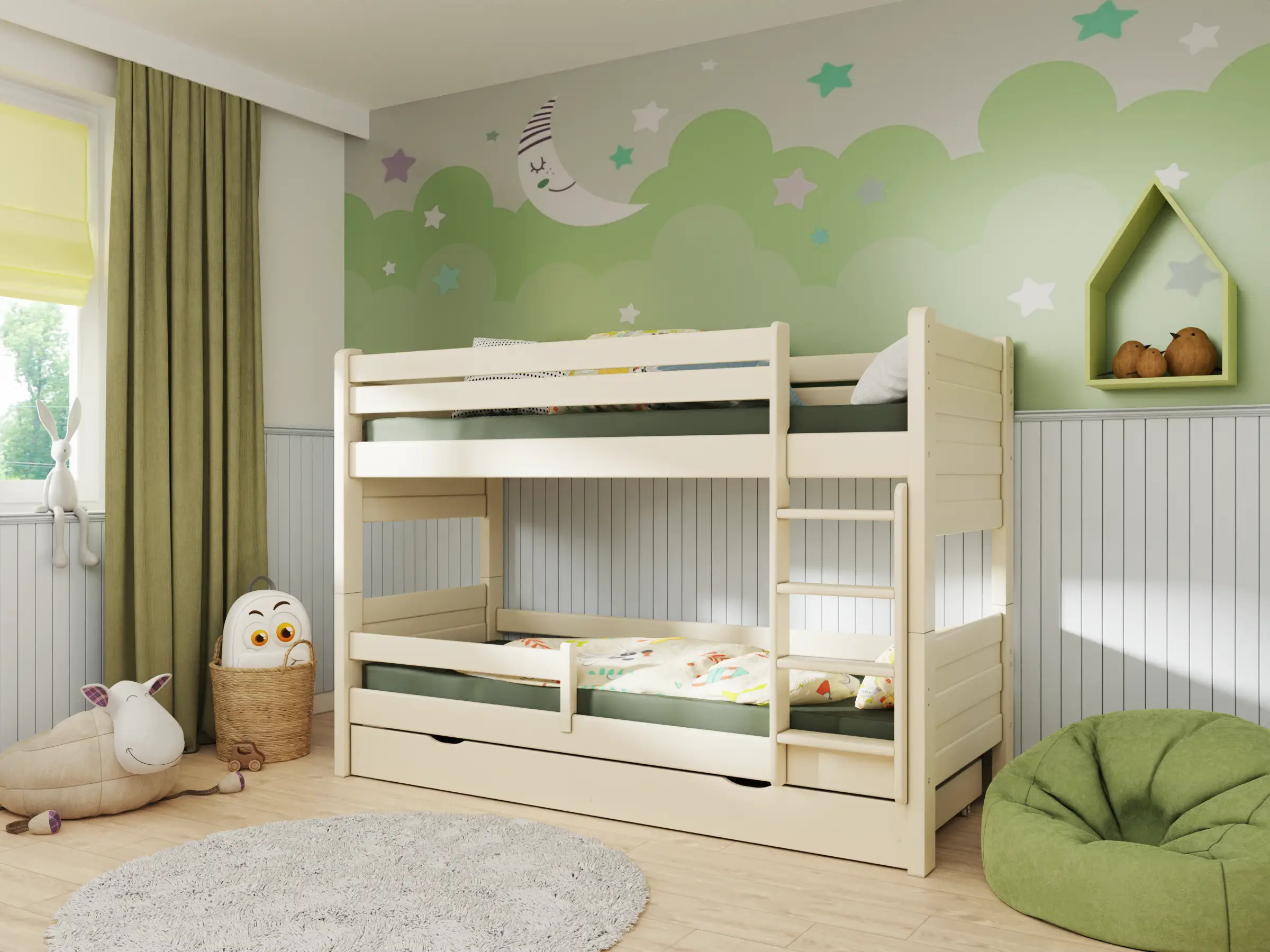 Etagenbett, Kinderbett Pietrus Maxi - Kubuk Moebel Etagenbett, Kinderbett Pietrus Maxi - Kubuk Moebel