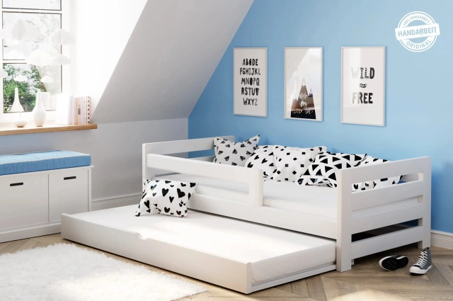 Einzelbett, Ausziehbett, Kinderbett, Doppelbett aus massivem Fichtenholz CLASSIK - Kubuk Moebel Einzelbett, Ausziehbett, Kinderbett, Doppelbett aus massivem Fichtenholz CLASSIK - Kubuk Moebel