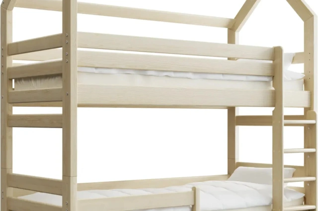 Hausbett, Kinderbett Pietrus Midi Hause - Kubuk Moebel Hausbett, Kinderbett Pietrus Midi Hause - Kubuk Moebel