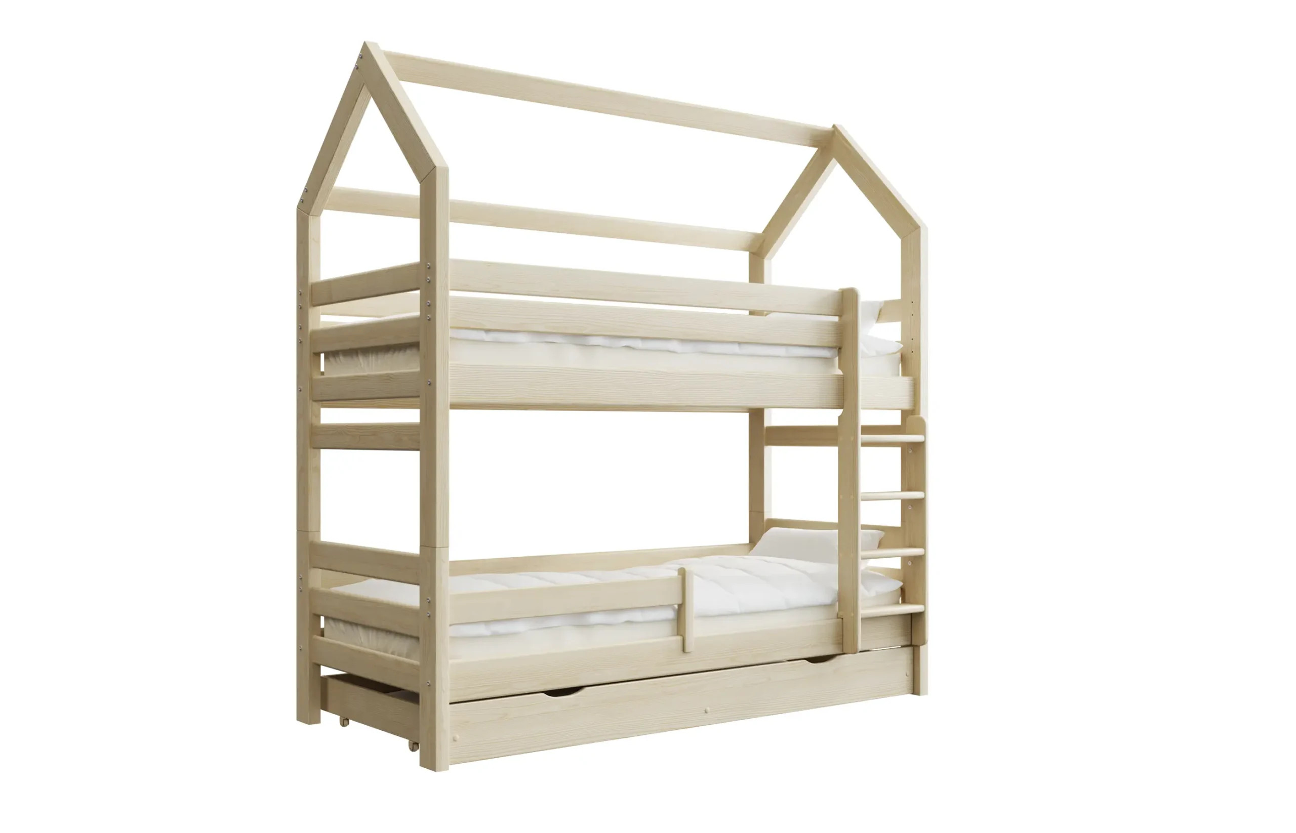 Hausbett, Kinderbett Pietrus Midi Hause - Kubuk Moebel Hausbett, Kinderbett Pietrus Midi Hause - Kubuk Moebel