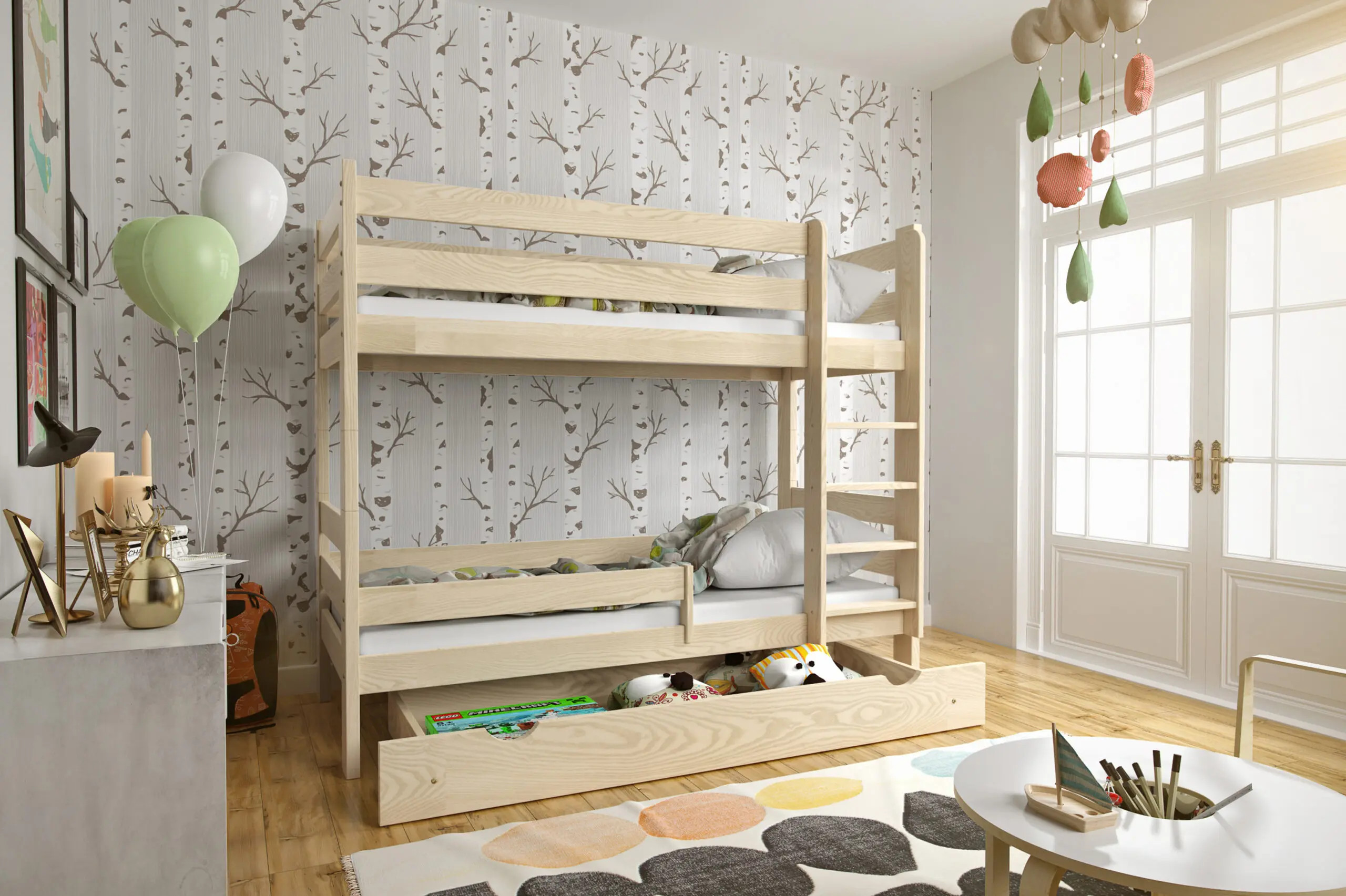 Etagenbett, Kinderbett GAT - Kubuk Moebel