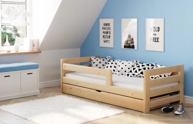 Einzelbett, Ausziehbett, Kinderbett, Doppelbett aus massivem Fichtenholz CLASSIK - Kubuk Moebel Einzelbett, Ausziehbett, Kinderbett, Doppelbett aus massivem Fichtenholz CLASSIK - Kubuk Moebel