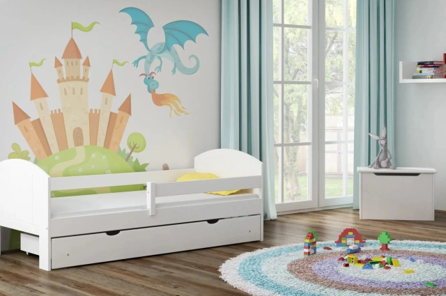 Einzelbett, Kinderbett MIKO - Kubuk Moebel