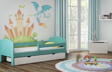 Einzelbett, Kinderbett MIKO - Kubuk Moebel