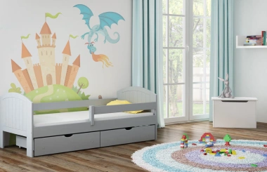 Einzelbett, Kinderbett MIKO - Kubuk Moebel