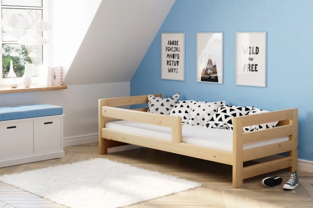 Einzelbett, Ausziehbett, Kinderbett, Doppelbett aus massivem Fichtenholz CLASSIK - Kubuk Moebel Einzelbett, Ausziehbett, Kinderbett, Doppelbett aus massivem Fichtenholz CLASSIK - Kubuk Moebel